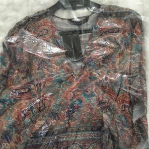 ZARA woman boho maxi dress